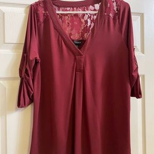 Torrid 3/4 length shirt in size 0